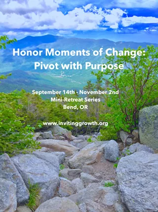 Image: "Honor Moments of Change: Pivot with Purpose" Mini-Retreat Series