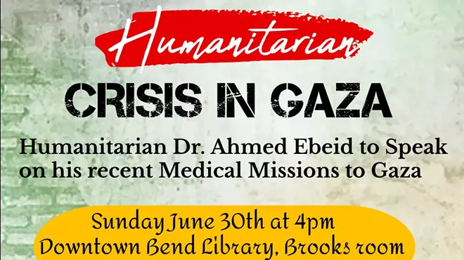 Image: Humanitarian Dr. Ahmed Ebeid to speak on his recent medical missions to Gaza