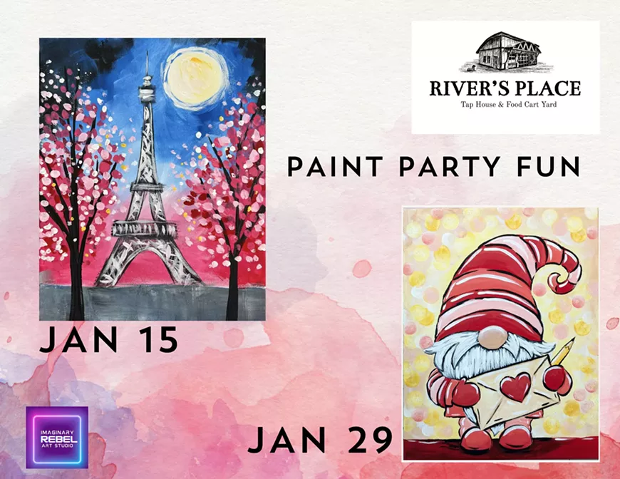 Paint Party Fun at River's Place in Bend