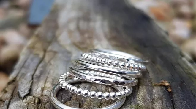 Image: Into To Jewelry Soldering-Silver Stacker Rings