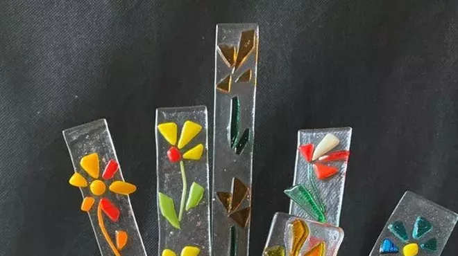 Image: Intro to Fused Glass: Garden & Plant Stakes