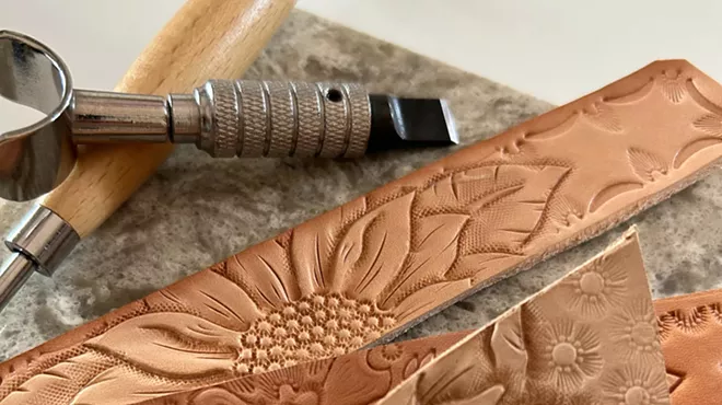 Image: Intro to Leather Tooling: Make Earrings or a Cuff