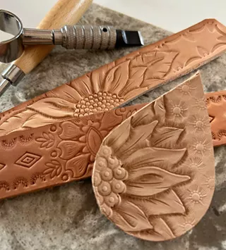 Image: Intro to Leather Tooling: Make Earrings or a Cuff