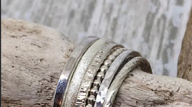 Image: Intro to Soldering Silver Stacked Rings - Jewelry