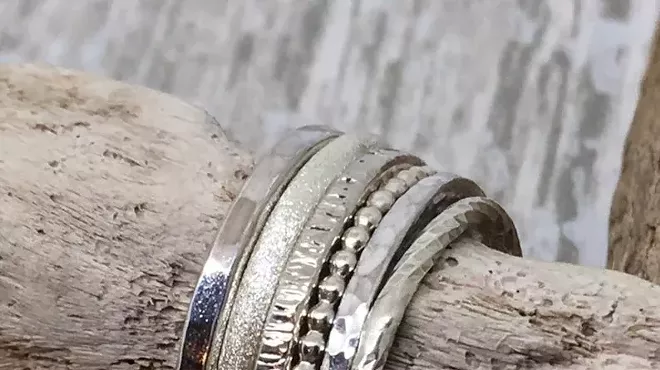 Image: Intro to Soldering Silver Stacked Rings