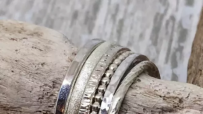 Image: Intro to Soldering Silver Stacked Rings