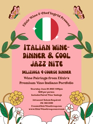 Italian Wine Dinner & Cool Jazz Nite