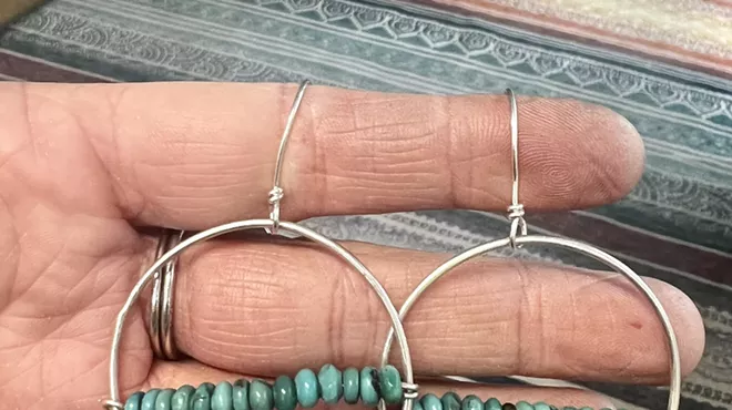 Image: Jewelry Class: Wire Wrapped Earrings