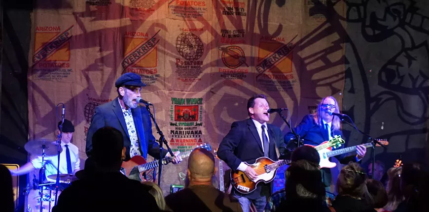 Live at Volcanic Theater Pub (before the shutdown).