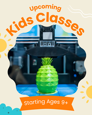Image: Kids Intro to 3D Printing (ages 9-17)