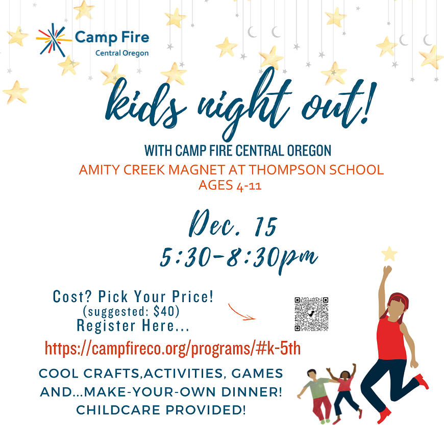 Kids Night Out in Bend - Dec. 15!