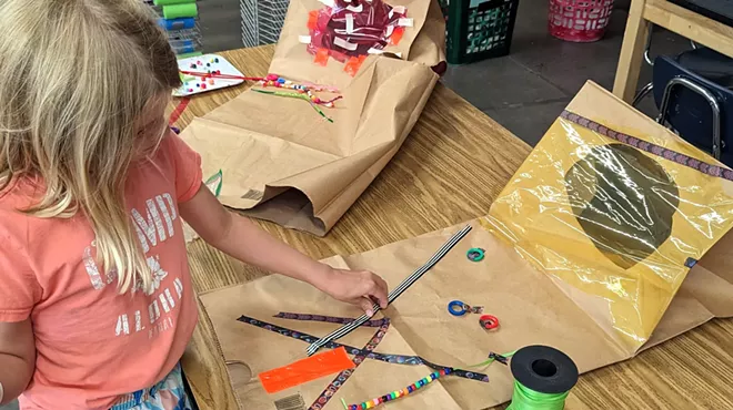 Image: Kids Studio! Wearable Art Camp