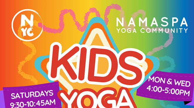 Image: Kid's Yoga at Namaspa!