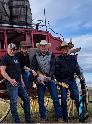 Image: Kristi Kinsey & The Whiskey Bandits at The Stampede Street Party and Cattle Drive