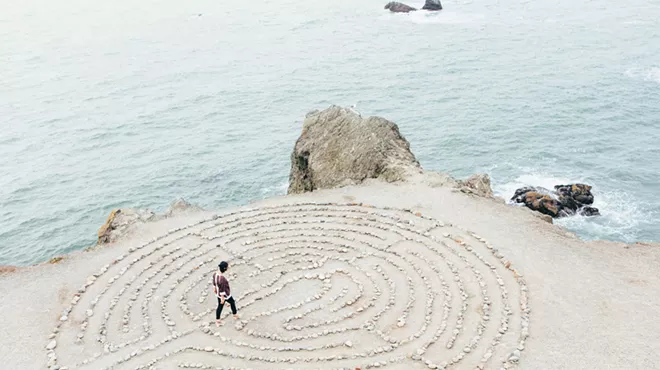 Image: Labyrinth Blessing Ceremony and Construction