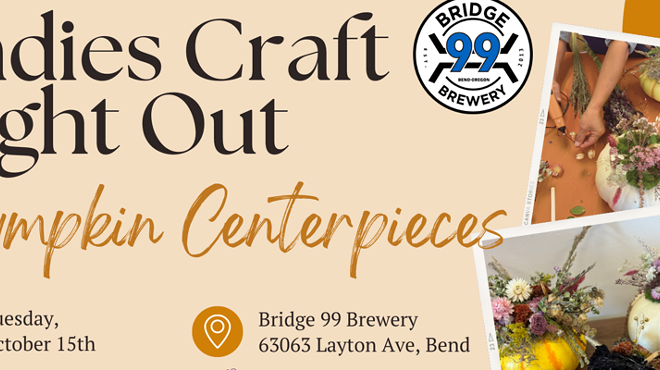 Image: Ladies Craft Night Out at Bridge 99 Brewery - Pumpkin Centerpieces