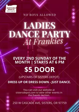 Image: Ladies Only Dance Night
