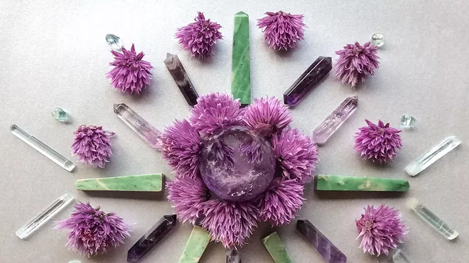 Image: Learn to Grid with Crystals - Manifest Your Desires