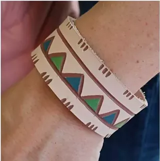 Image: Leather Stamping 101: Cuff Bracelets and Keychains