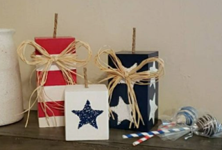 Image: Let's Paint at the DIY Cave - 4th of July Fun!