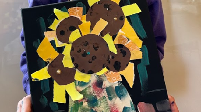 Image: Let's Paint at the DIY Cave - Multimedia VanGogh