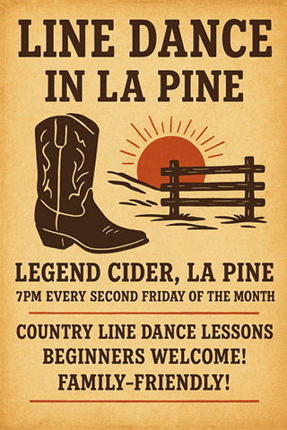 Image: Line Dance in La Pine