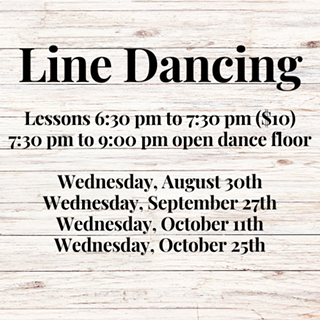 Line Dance Lessons and Open Dance Floor
