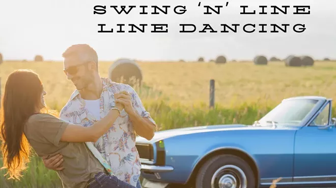 Image: Line Dancing at Faith Hope and Charity Vineyards