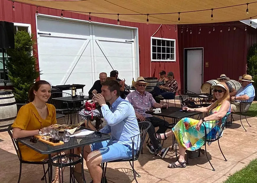 Winery patio