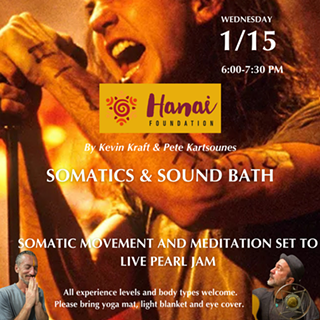 Image: Live Pearl Jam Music, Somatic Movement &amp; Sound Bath