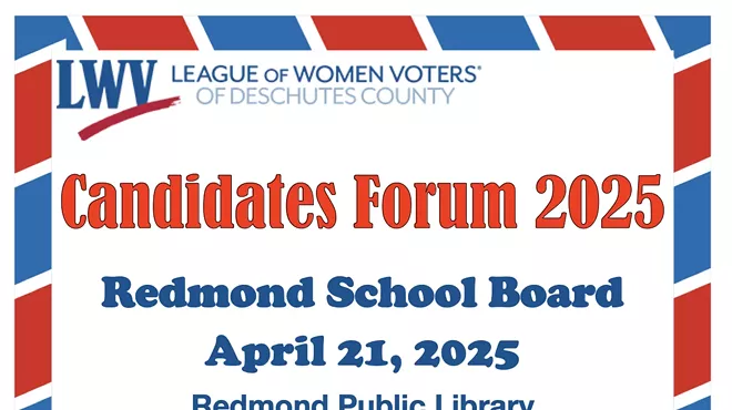 Image: LWV Deschutes County Candidate Forums 2025 - Redmond School Board