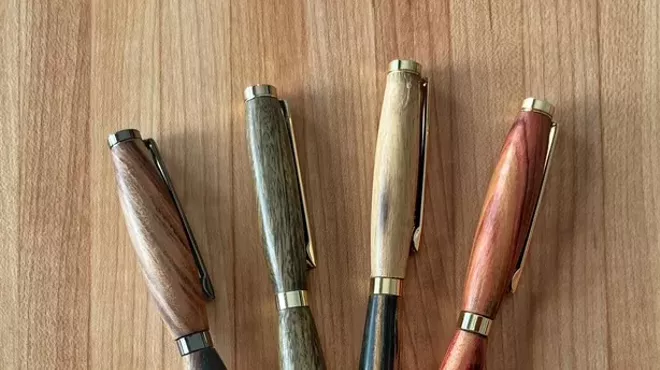 Image: Making Pens on the Wood lathe