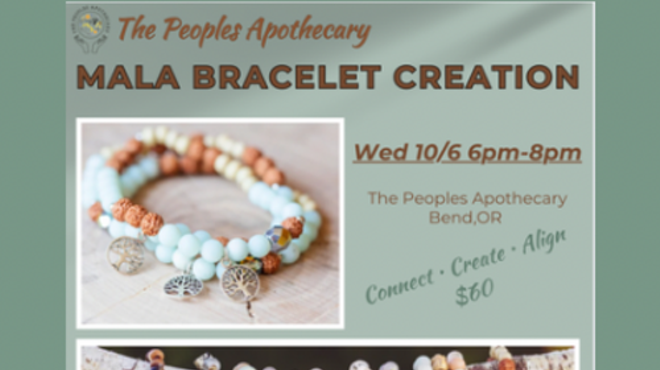 Image: Mala Bracelet Making