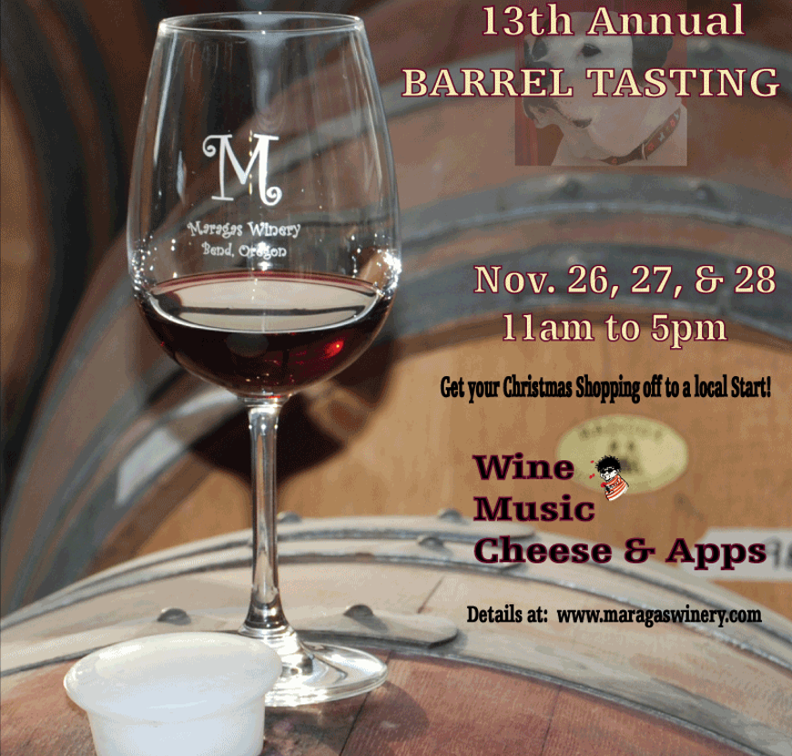 Maragas Crystal Glass with a barrel sample of Legal Zin