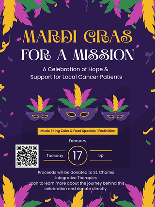 Image: Mardi Gras for a Mission: A Celebration of Hope and Support for Local Cancer Patients
