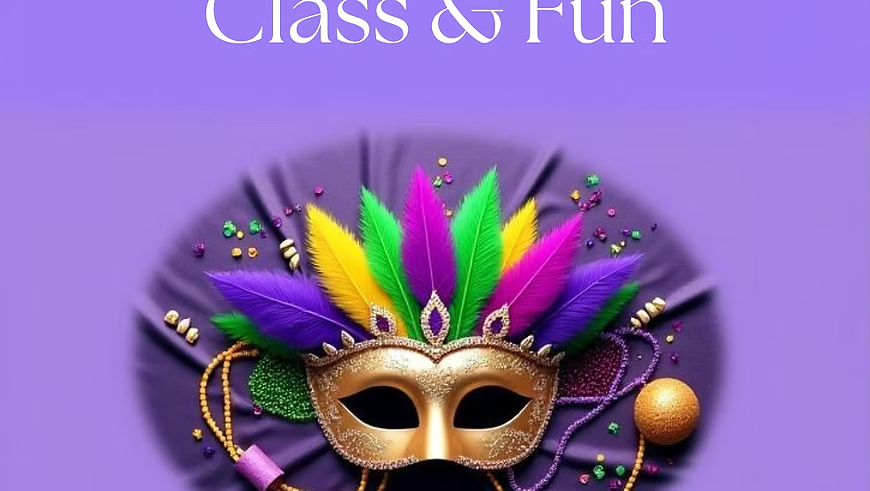 Mardi Gras - Mask Decorating Class