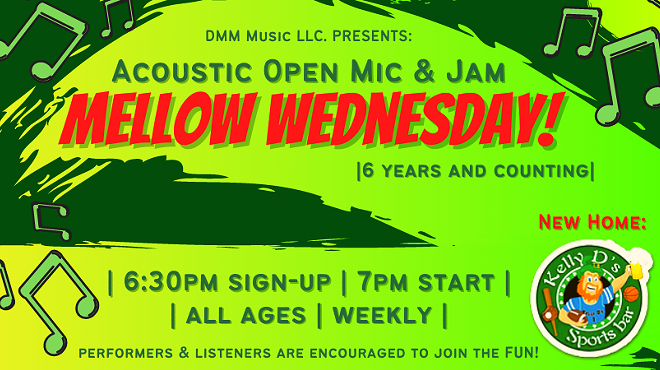 "Mellow Wednesday" Acoustic Open Mic & Jam