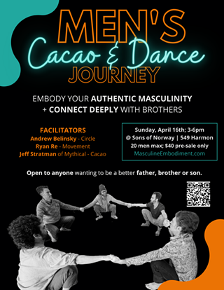 Men's Cacao and Dance Journey