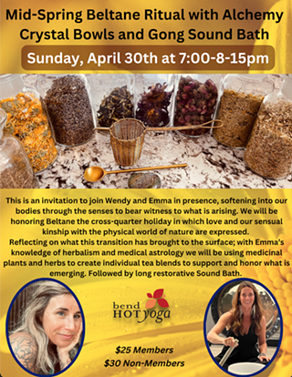 Image: Mid Spring Beltane Ritual and Healing Sound Bath
