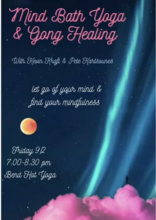 Image: Mind Bath Yoga & Gong Meditation with Kevin & Pete K