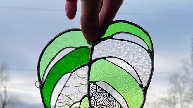 Image: Monstera Madness: Stained Glass Assembly