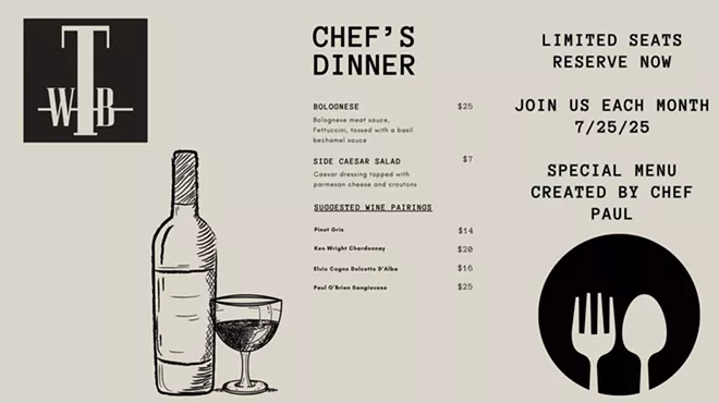 Image: Monthly Chef's Dinner
