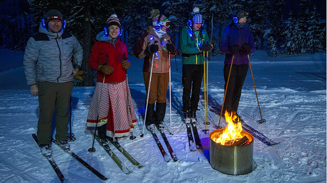 Image: Moonlight Ski Concert- Piano at Mt. Bachelor