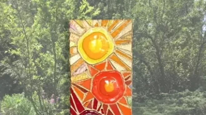 Image: Mosaic Garden Stakes