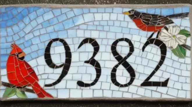 Image: Mosaic House Numbers