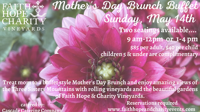 Image: Mother's Day Brunch Buffet: Faith Hope & Charity Vineyards