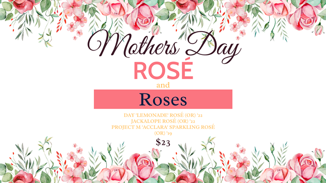 Mother's Day 'Rosé and Roses" Featured Flight