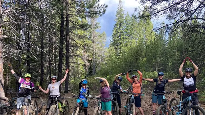 Image: MTB Skills Clinic with Grit Clinics ​and Trail Work Party with the Women of COTA