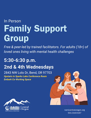 Image: NAMI Family Support Group: Bend