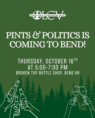 Image: Oregon League of Conservation Voters: Pints and Politics